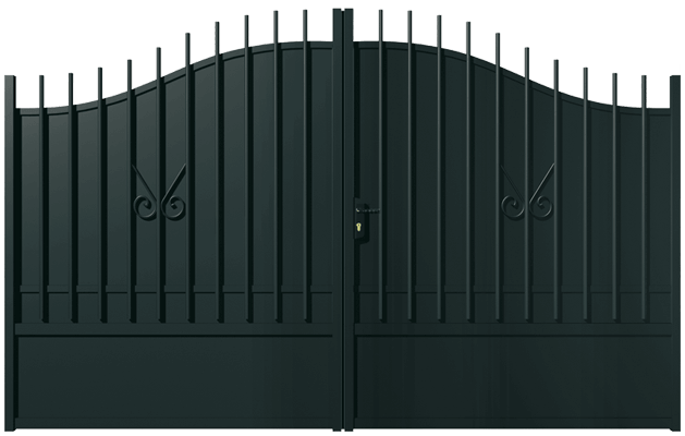 portail en fer forgé