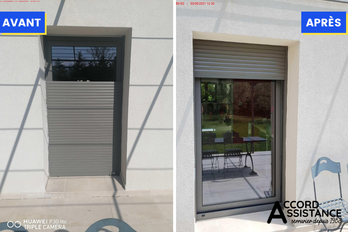 dépannage volet roulant bloqué en bas