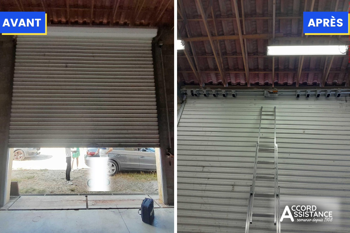 remplacement rideau métallique