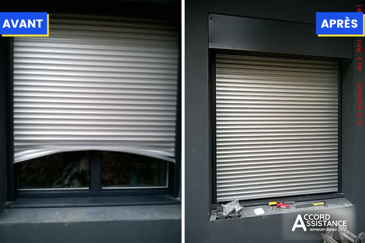 remplacement volet en metal