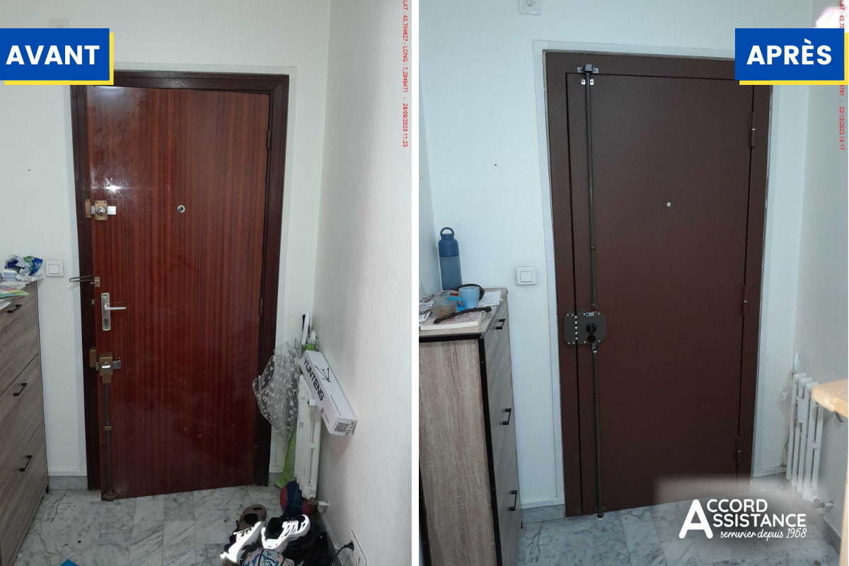 blindage de porte à salon de provence