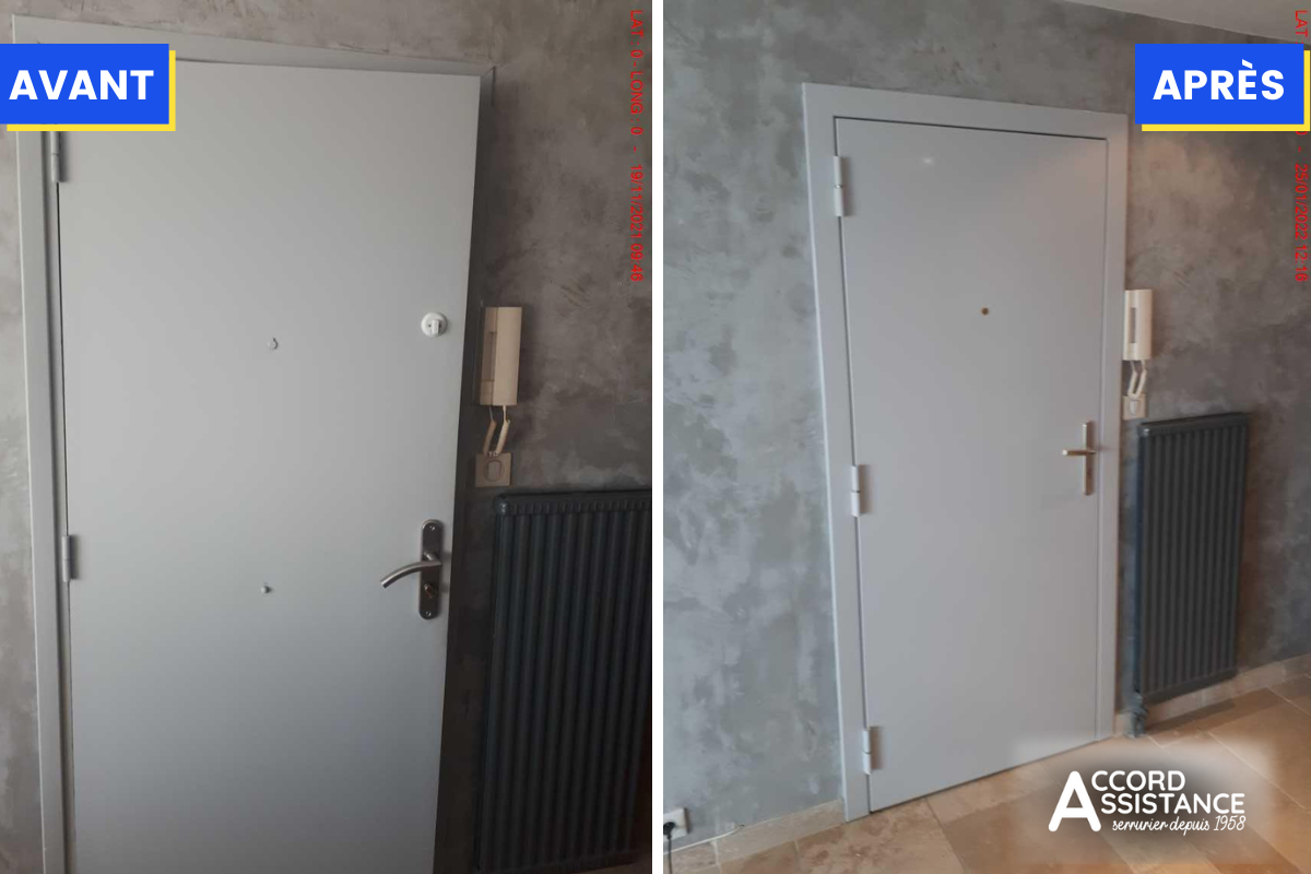 changement porte appartement