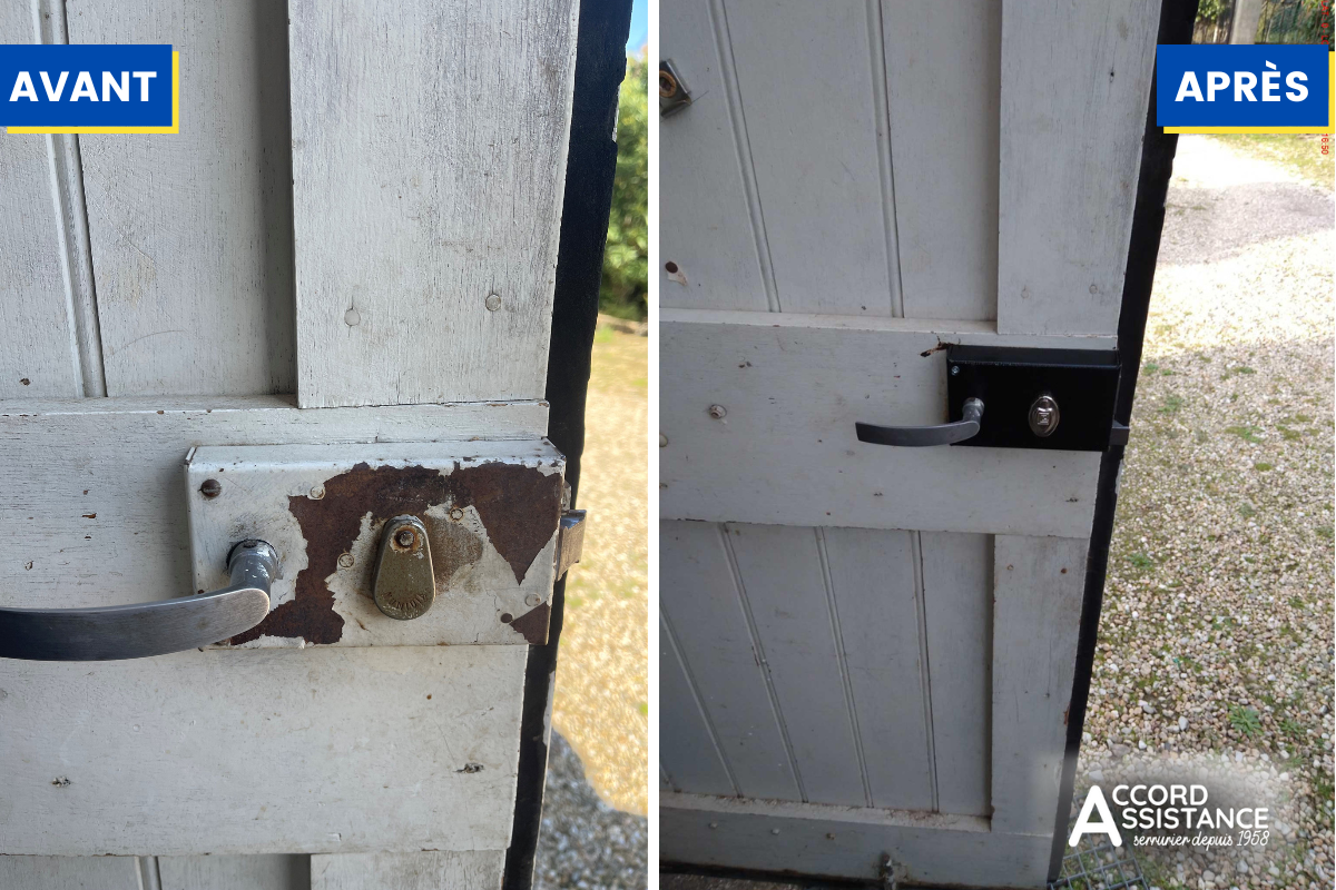 remplacements serrure portail